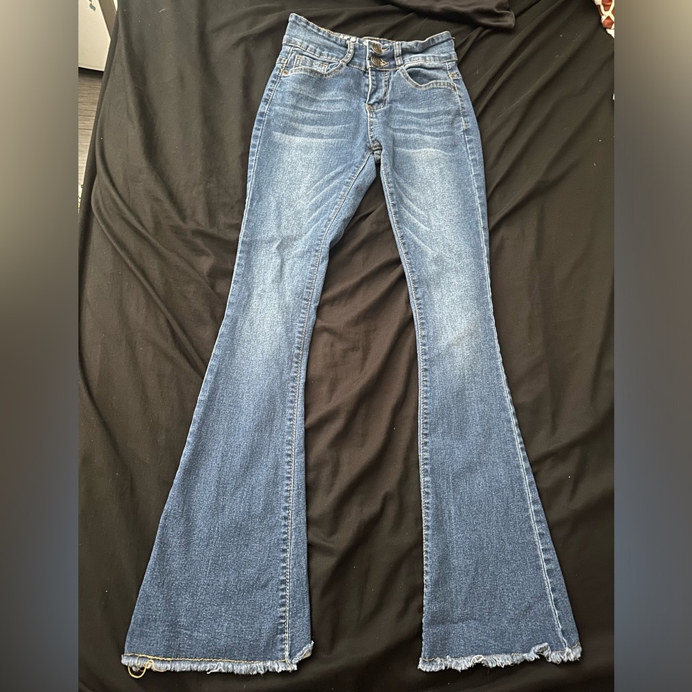 ‼️SOLD!!* Super adorbs flare Pastel Jeans